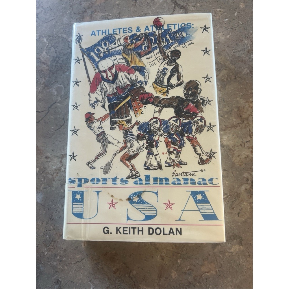 Sports Almanac USA 1984 G. Keith Dolan Hardcover